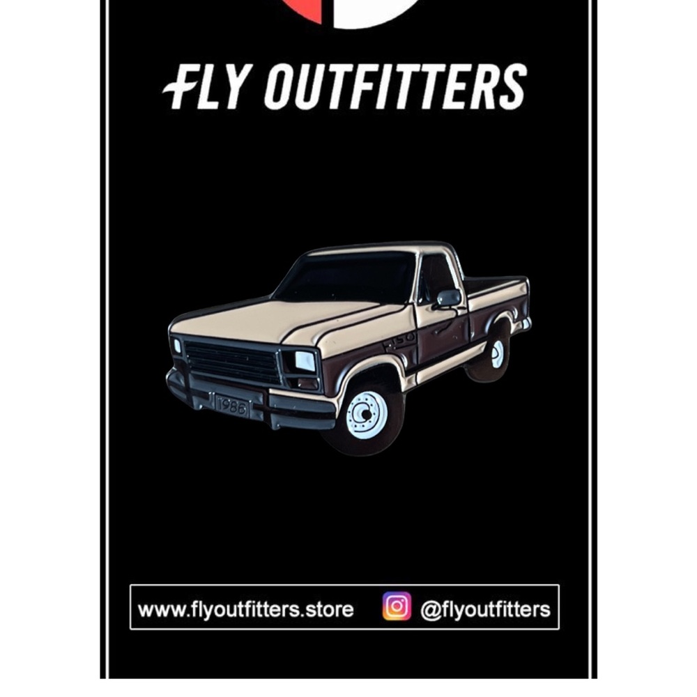 86 F-150 Pick Up Truck Enamel Pin